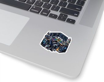 Computersticker van Computers, Software Engineer Gift, Programmeur Tech cadeau Sticker, Afstudeercadeau, Tech Sticker, Laptop Sticker