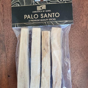Palo Santo Sticks, cleansing negative energy, peaceful environment