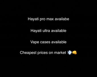 Hayati ultra and cases