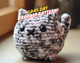 Loaf Cat Amigurumi Crochet Pattern – DIY Guide (PDF)