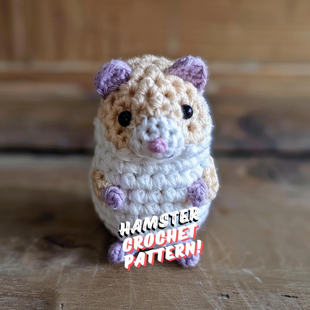 DIY Hamster Plushie Toy Pattern