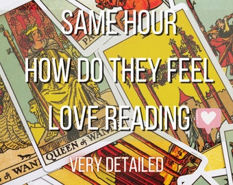 How do they feel? Tarot Reading - Love - Relationship - Twinflame - Soulmate, Same Hour/ Same Day Tarot
