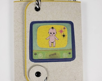 Kewpie Doll Pocket Sketchbook – Vintage Toy Blank Book