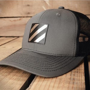 3rd Infantry Division Brushed Metal Appearance Badge Hat - Officially Licensed U.S. Army