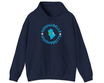 Unisex Heavy Blend Hoodie, Somali-Hoodie, Hirshabelle-Kapuzenpullover mit Karten- und Flaggendruck.