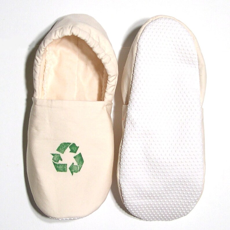 Organic Recycle Adult Slippers Etsy