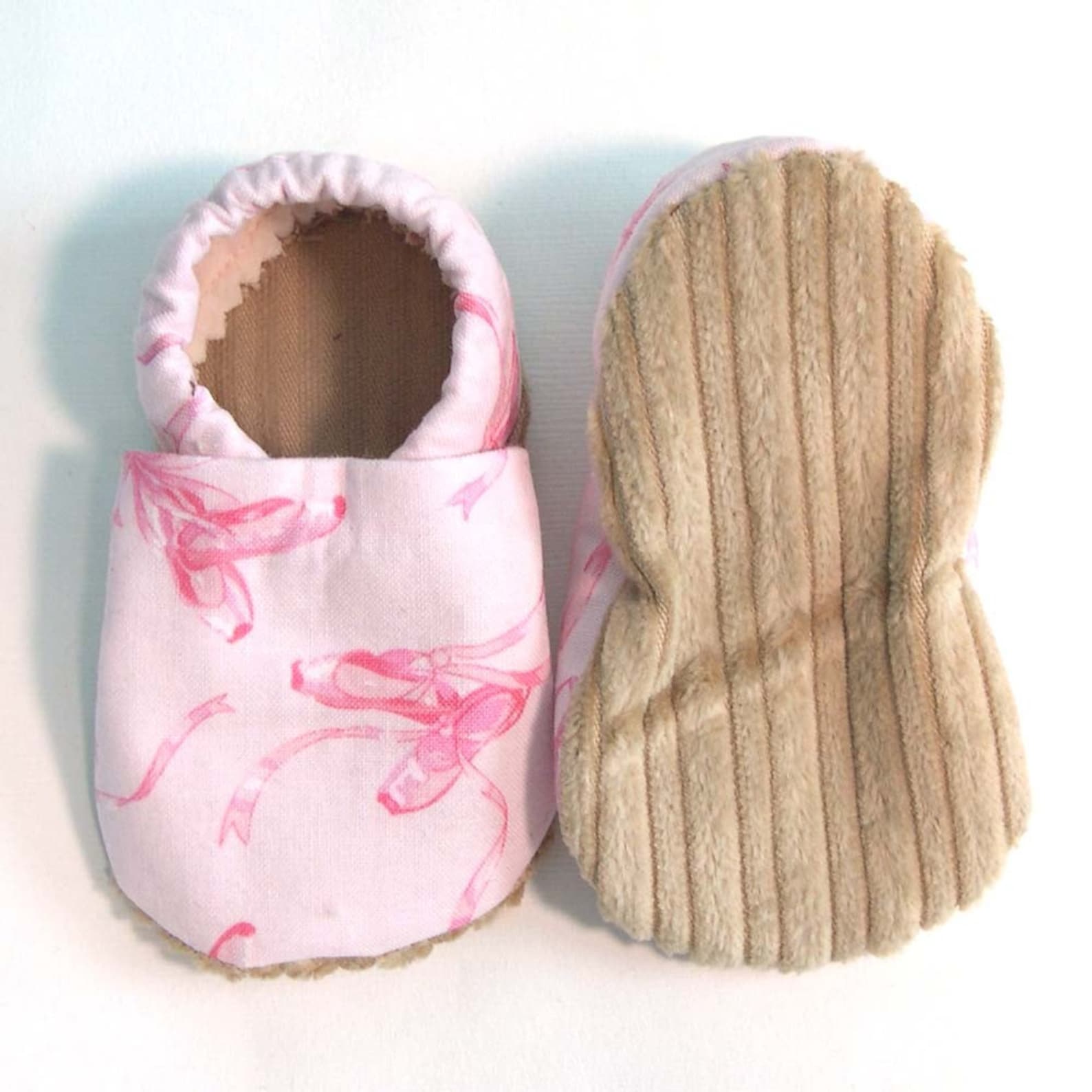 ballet soft soled baby shoes 0-6 mo