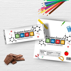 Editable Back to School Chocolate Bar Label, Printable Teacher Candy ...