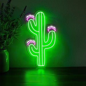 Lighted Cactus Battery - Etsy