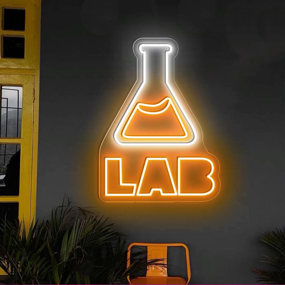Research Room Neon Sign, Chemistry Room Neon Sign, Lab Neon Led ...