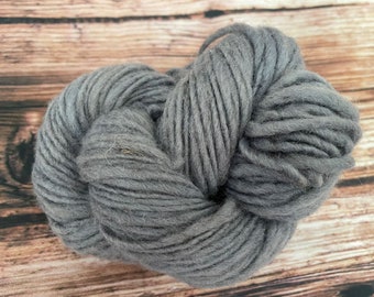 LOGWOOD Plant Dyed Handspun Dorset Wool Yarn Weaving Knitting Bulky Aran