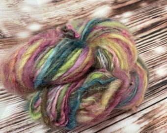 PAISLEY Handspun Wool Yarn Cotswold Dorset Fleecespun 81yds 3.1oz 7-8wpi aspenmoonarts knitting artyarn lockspun