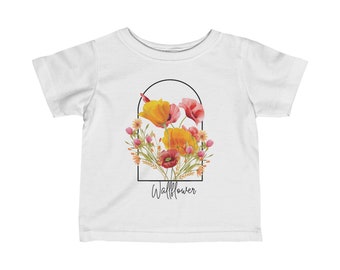 Camiseta infantil de alhelí