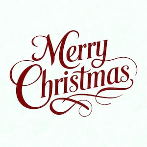 Merry Christmas Text SVG, Merry Christmas PNG, Cut files for cricut, Silhouette, Sublimation file, Digital download