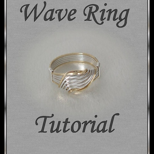 Wire Ring Tutorial Wire Jewelry Pattern Beading Ring Etsy
