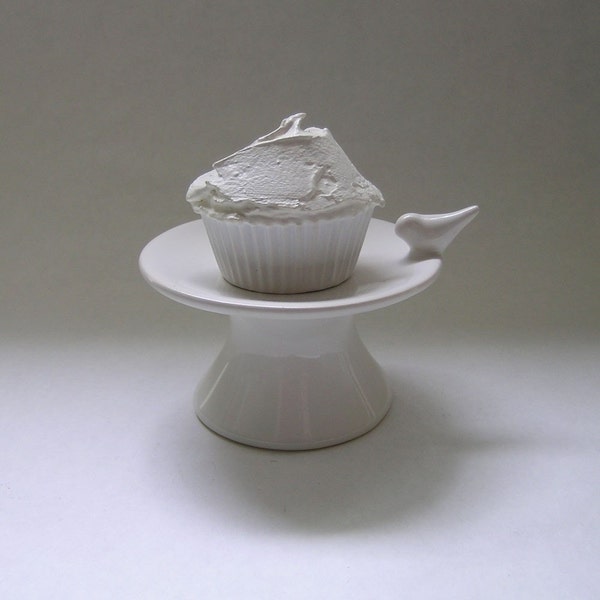 White Bird Ceramic Cupcake Stand