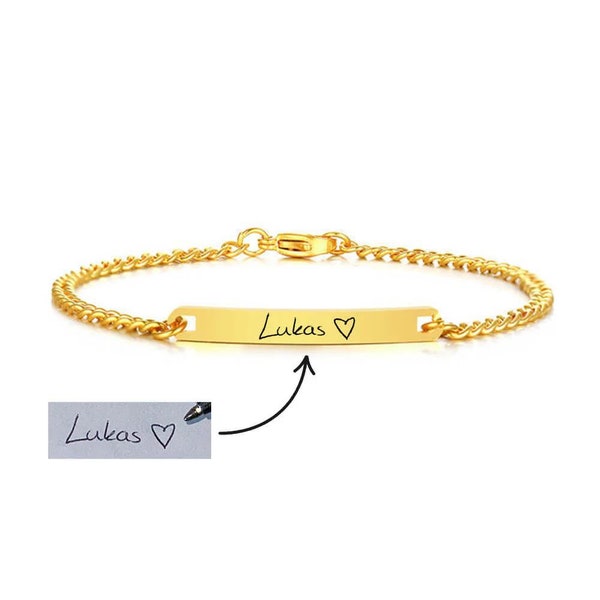 Bracelet Femme Personnalisé, Gourmette Femme Personnalisé, Gourmette Prénom Gravé, Cadeau Femme, Cadeau couple