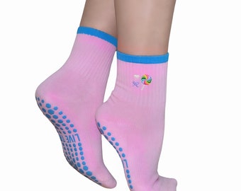 Lolli Mid-Crew Pilates Grip Socks