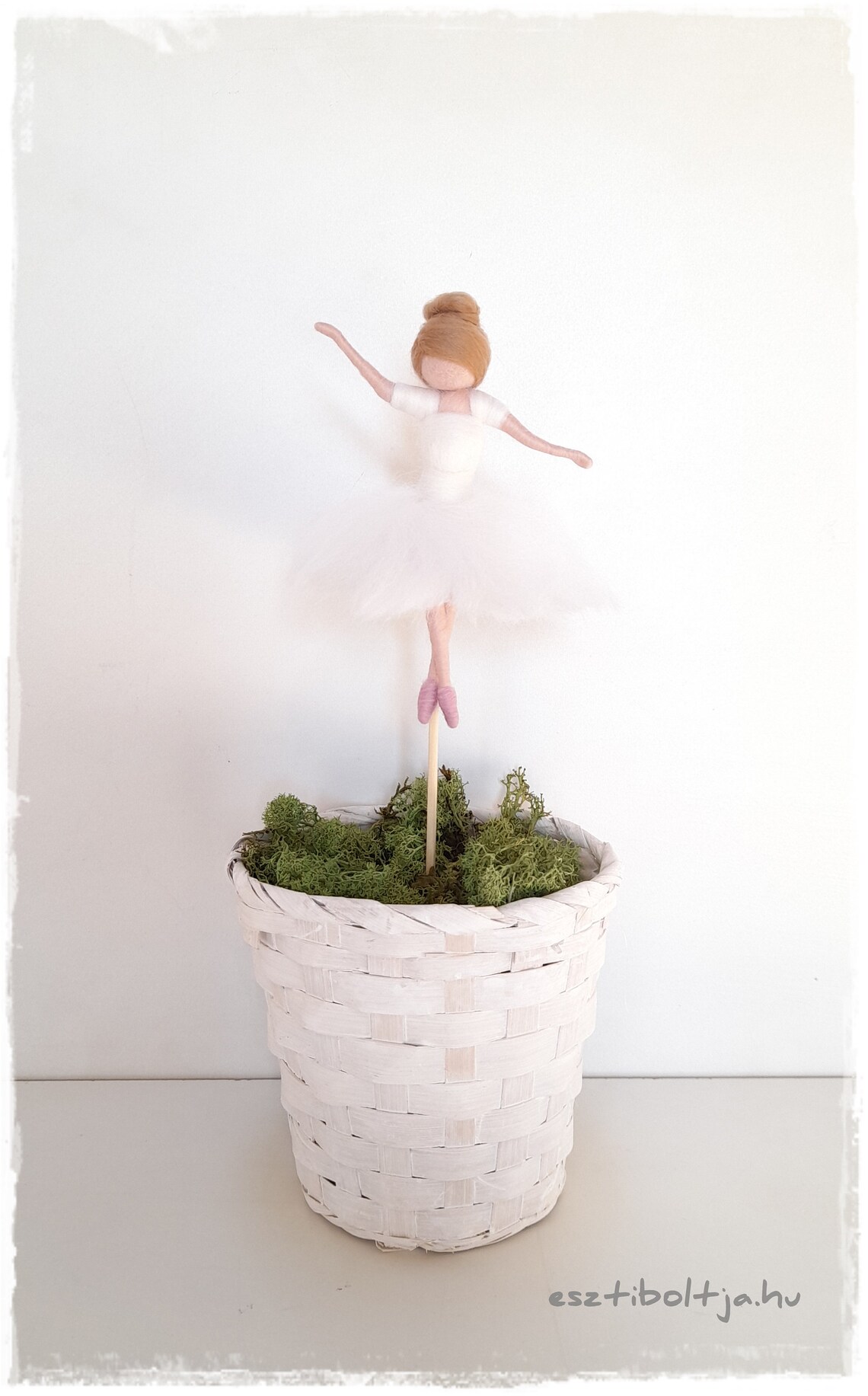 Needle Felted Ballerina Girlsroom Handmade Decor - Etsy