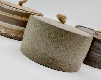 Unique Ceramic Wabi Sabi Teaware Canister for Authentic Aesthetic Decor