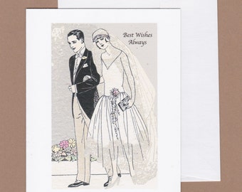 Best Wishes Always Wedding Greeting Card