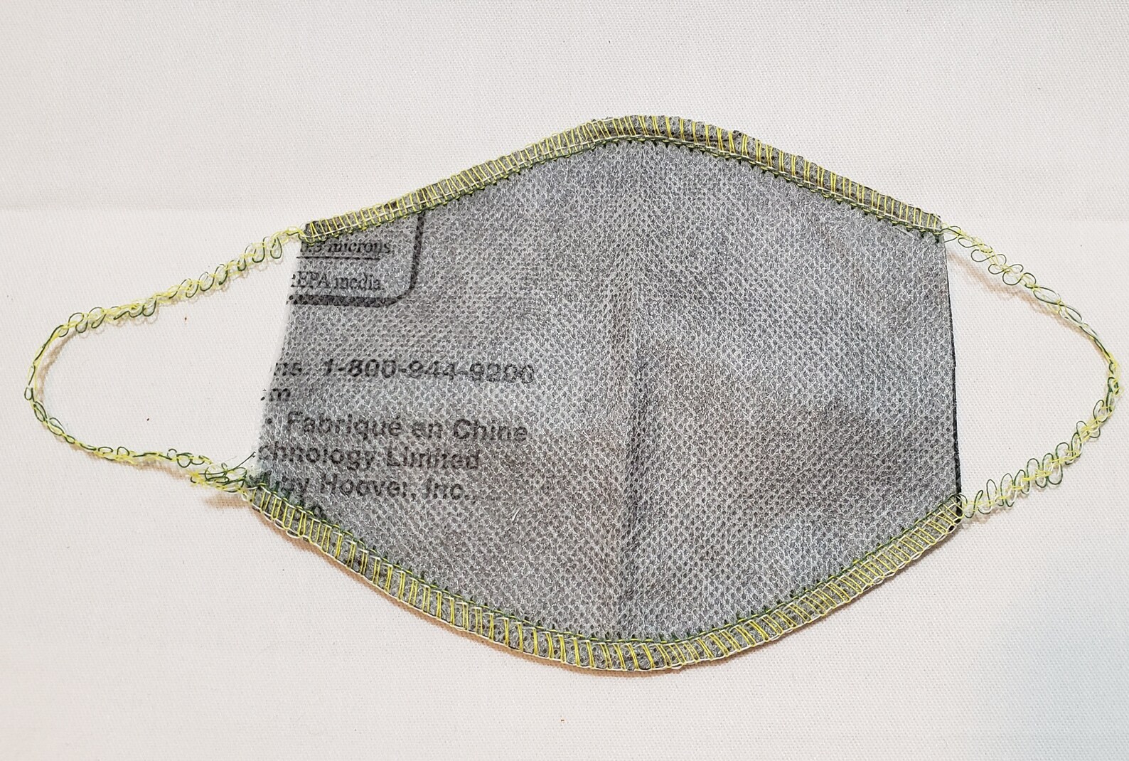 DIY Mask Filter Vacuum Bag HEPA Filtration Etsy