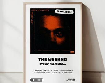 Póster Personalizado de Portada de Álbum – Lámina Musical Personalizada • Lista de Canciones • Arte de Pared Digital (Album Cover Poster)