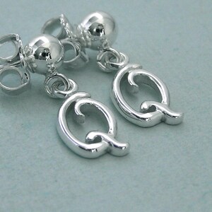 Double Q Dog Agility Post Earrings Sterling Silver Canine Agility Jewelry image 2