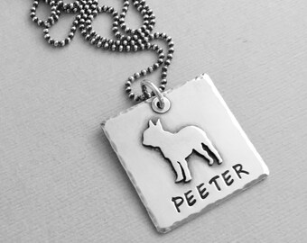 Boston Terrier Necklace - Breed Necklace - Sterling Silver