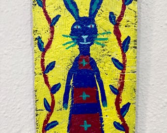 Rabbit on Yellow