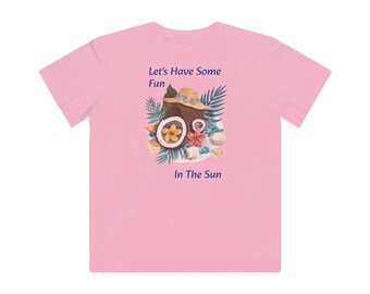 Summer Vibes "Divirtámonos bajo el sol" para la camiseta Girls Fine Jersey