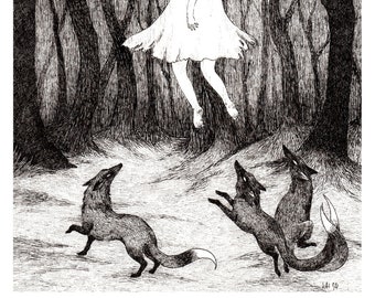 Ghost Stories Told by Foxes - 5x7" Print