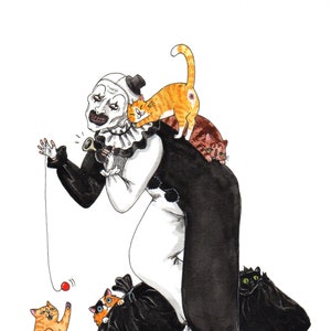Terrifurrer - impression de chats d'horreur 5 x 7" ou 8 x 10"