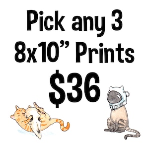 Any THREE 8x10&quot; prints - save 20%