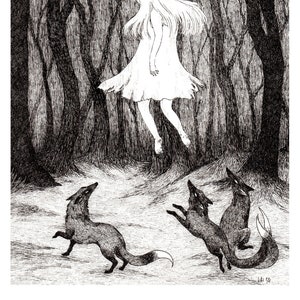 Ghost Stories Told by Foxes - 5x7&quot; Print
