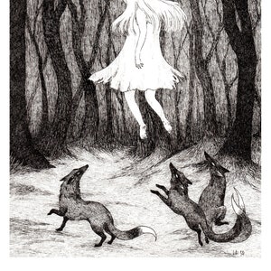 Ghost Stories Told by Foxes - 5x7" Print