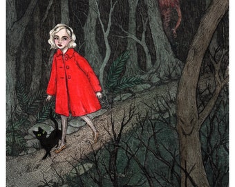 El Señor Oscuro está observando - Impresión de Sabrina de 5x7&quot;