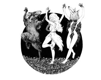 Midsummer Dance - 11x14" print