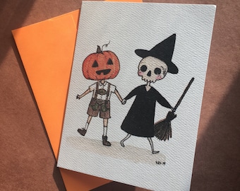 Spooky Buddies - Halloween-wenskaart