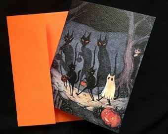 Bad Luck Gang - Halloween Greeting Card