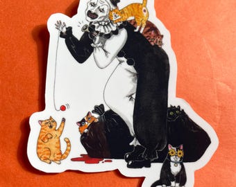 Terrifurrer 3" Clown Vinyl Sticker