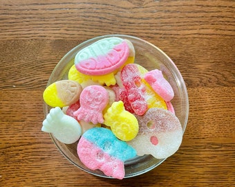 Candy BUBs Mix Schwedische Süßigkeit Lushgleam Versand USA, BUBs Bag Vegan Glutenfrei, Vegan Pick n Mix Süßigkeiten, Halal Süßigkeiten, BonBon Party Geschenk
