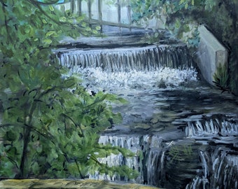 Vermillion Falls (plein air)