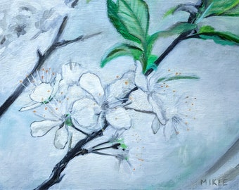 Cherry Blossom (plein air)