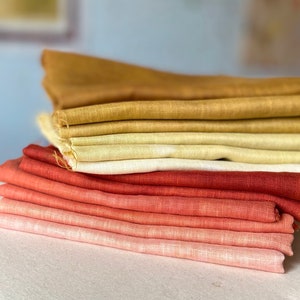 Hand Dyed Gradient Fat Quarter Bundle in Shades of Desert image 6