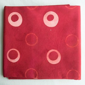 Bubble Hand Patterned and Dyed Cotton Fat Quarter and Half Yard Bundles/ Warm Colors image 2