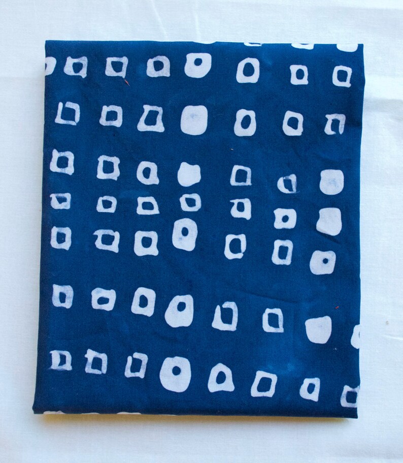 Little Squares Hand Dyed and Patterned Fabric image 2