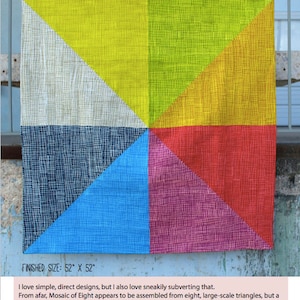 Mosaic of Eight Quilt Pattern PDF