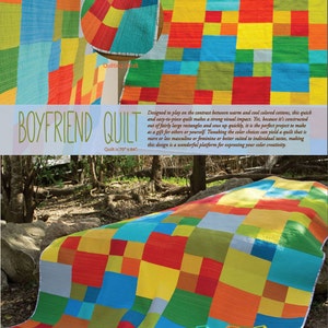 Boyfriend Quilt Sewing Pattern image 1