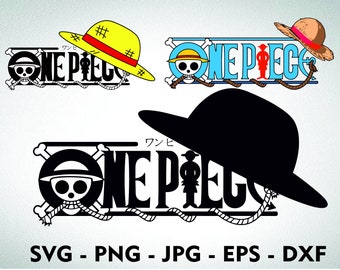 One Piece Svg, One Piece Png Anime Vector, Anime Cutfile, Anime Clipart, Anime Print, Anime Font, Anime Cricut